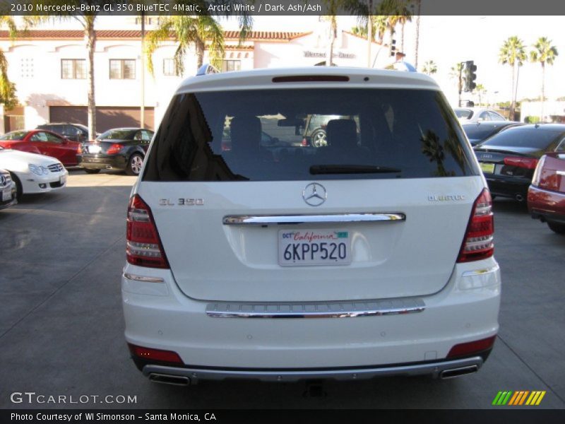 Arctic White / Dark Ash/Ash 2010 Mercedes-Benz GL 350 BlueTEC 4Matic