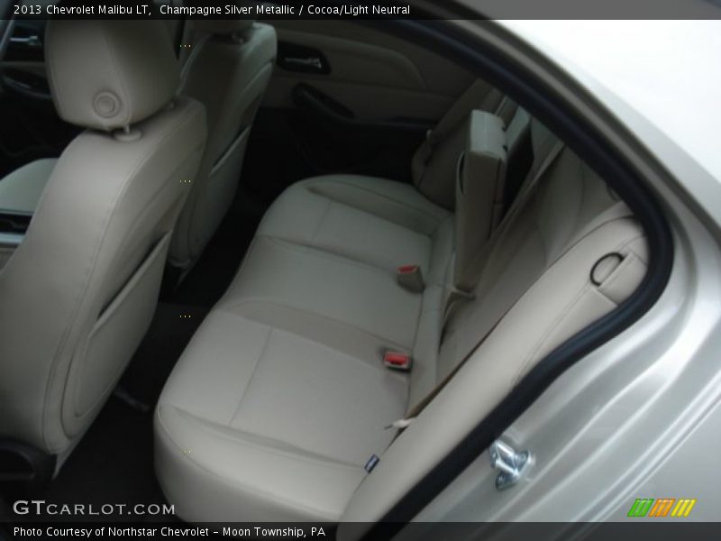 Champagne Silver Metallic / Cocoa/Light Neutral 2013 Chevrolet Malibu LT