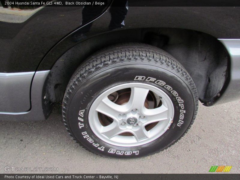 Black Obsidian / Beige 2004 Hyundai Santa Fe GLS 4WD