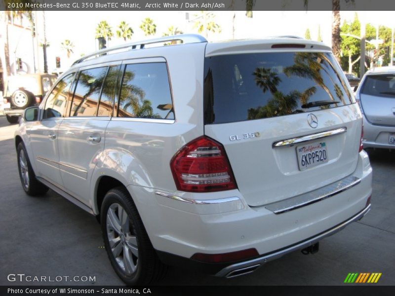 Arctic White / Dark Ash/Ash 2010 Mercedes-Benz GL 350 BlueTEC 4Matic