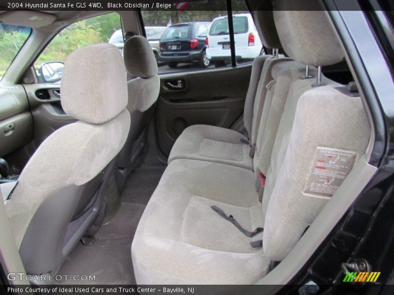 Black Obsidian / Beige 2004 Hyundai Santa Fe GLS 4WD