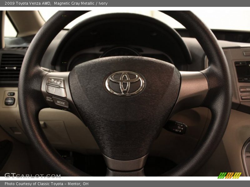 Magnetic Gray Metallic / Ivory 2009 Toyota Venza AWD