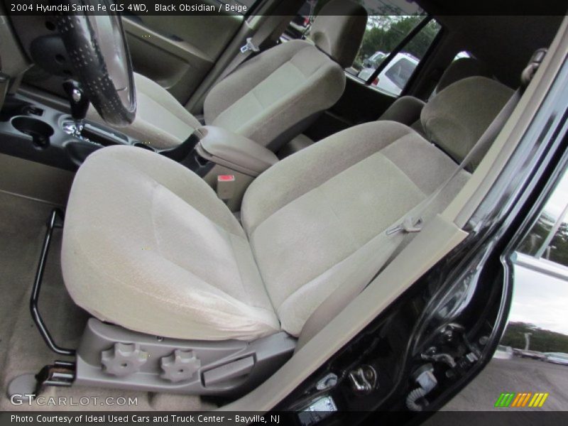 Black Obsidian / Beige 2004 Hyundai Santa Fe GLS 4WD