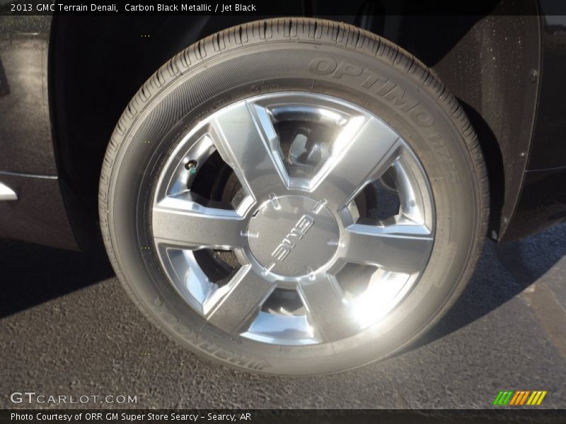 Carbon Black Metallic / Jet Black 2013 GMC Terrain Denali