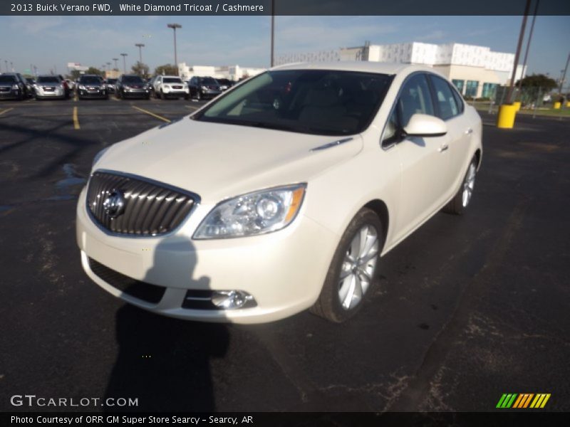 White Diamond Tricoat / Cashmere 2013 Buick Verano FWD