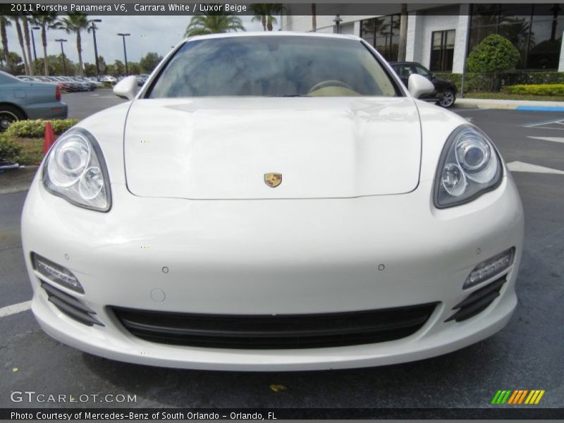 Carrara White / Luxor Beige 2011 Porsche Panamera V6