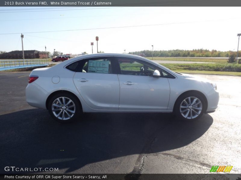 White Diamond Tricoat / Cashmere 2013 Buick Verano FWD