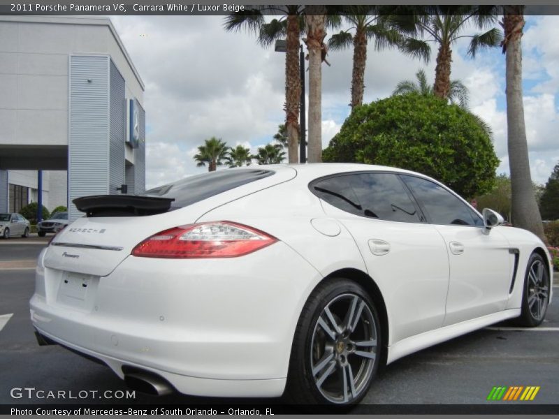 Carrara White / Luxor Beige 2011 Porsche Panamera V6