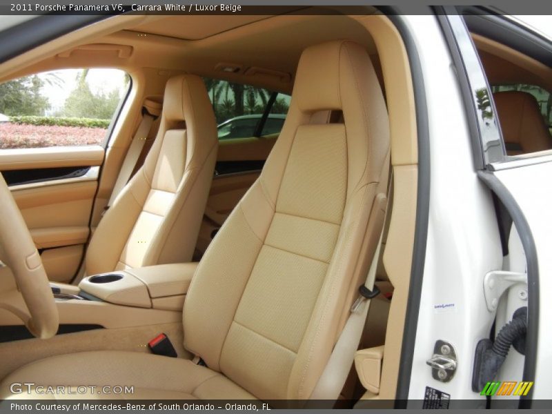 Carrara White / Luxor Beige 2011 Porsche Panamera V6