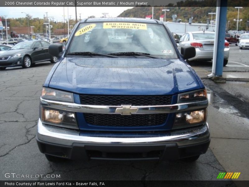 Superior Blue Metallic / Medium Pewter 2006 Chevrolet Colorado Regular Cab