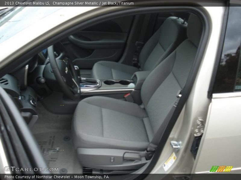 Champagne Silver Metallic / Jet Black/Titanium 2013 Chevrolet Malibu LS
