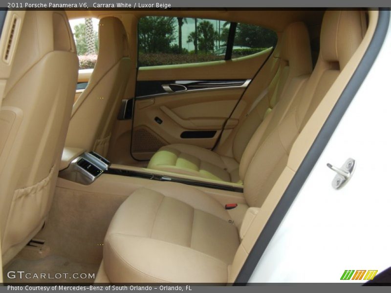 Rear Seat of 2011 Panamera V6