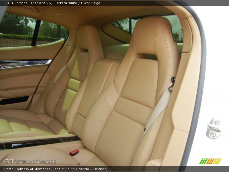 Rear Seat of 2011 Panamera V6