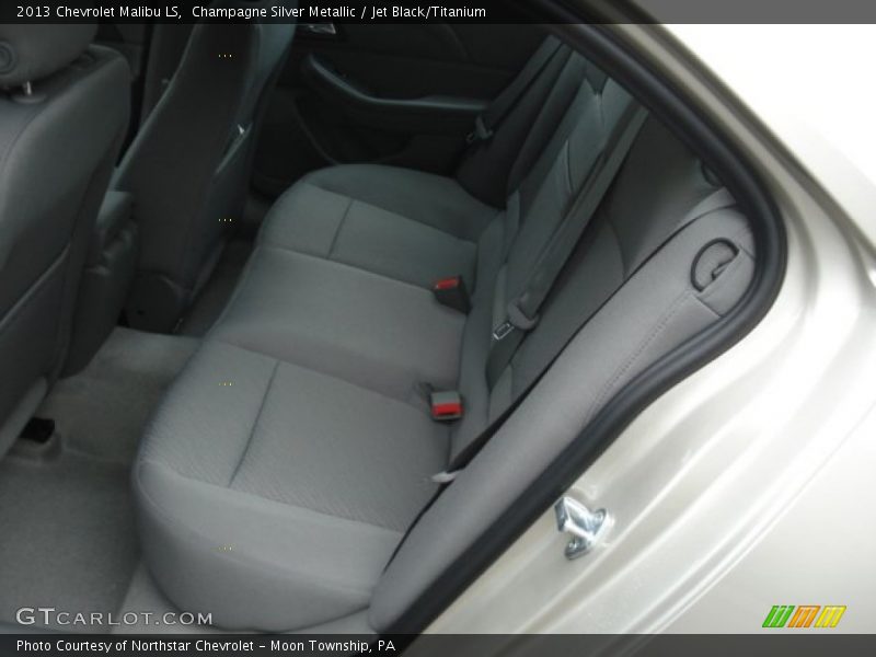 Champagne Silver Metallic / Jet Black/Titanium 2013 Chevrolet Malibu LS