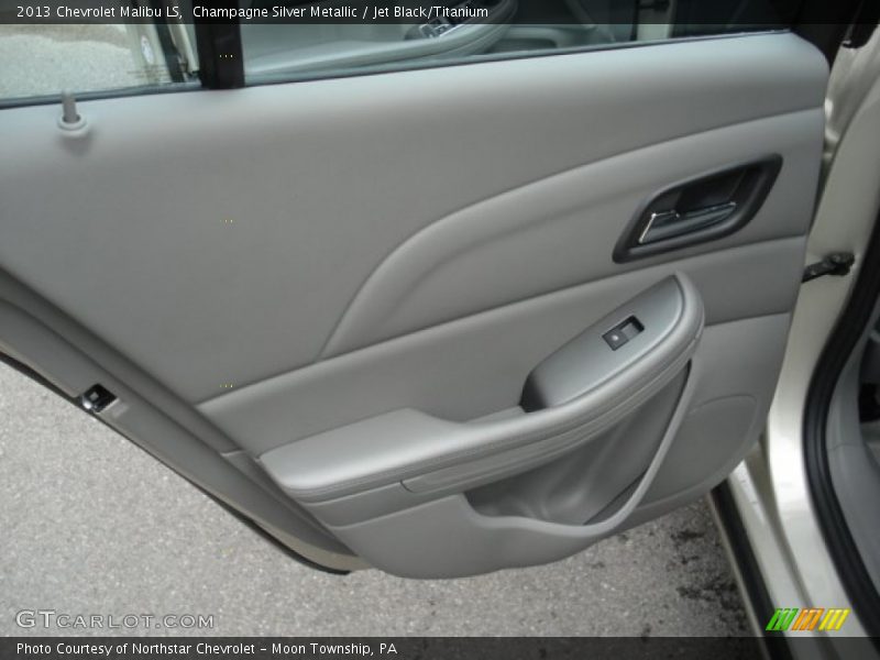 Champagne Silver Metallic / Jet Black/Titanium 2013 Chevrolet Malibu LS