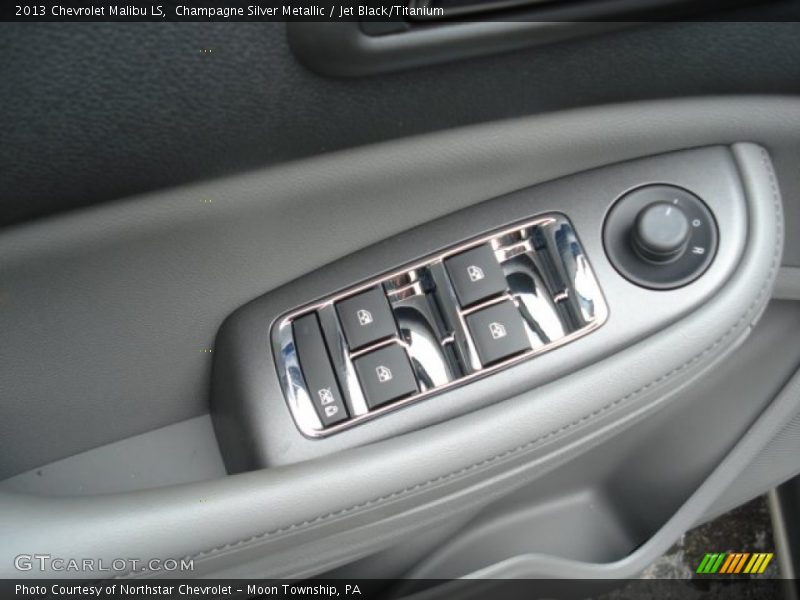 Champagne Silver Metallic / Jet Black/Titanium 2013 Chevrolet Malibu LS