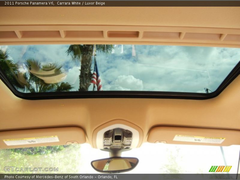 Sunroof of 2011 Panamera V6