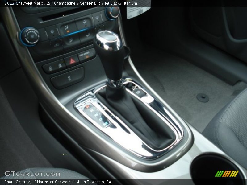Champagne Silver Metallic / Jet Black/Titanium 2013 Chevrolet Malibu LS