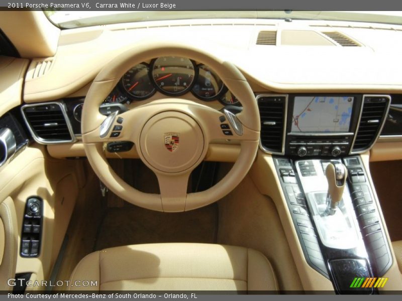 Dashboard of 2011 Panamera V6