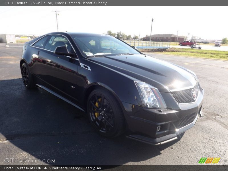 Black Diamond Tricoat / Ebony 2013 Cadillac CTS -V Coupe