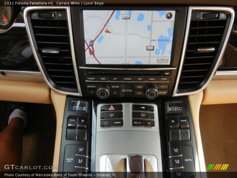 Navigation of 2011 Panamera V6