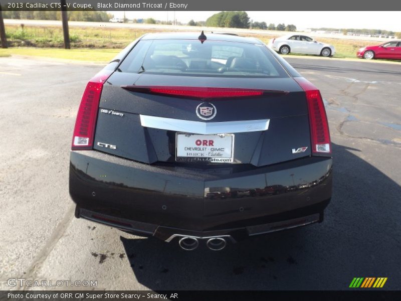 Black Diamond Tricoat / Ebony 2013 Cadillac CTS -V Coupe