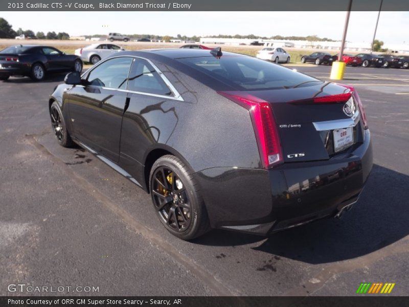 Black Diamond Tricoat / Ebony 2013 Cadillac CTS -V Coupe