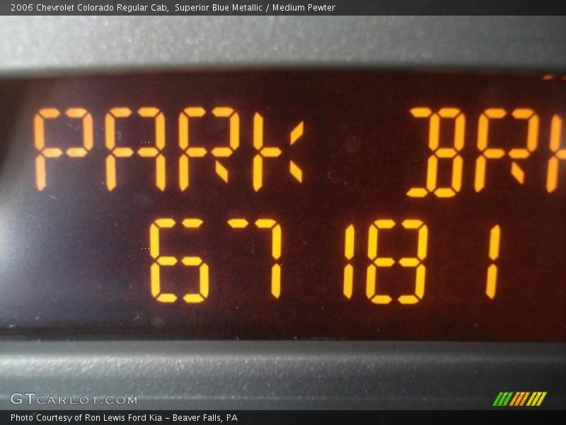 Superior Blue Metallic / Medium Pewter 2006 Chevrolet Colorado Regular Cab