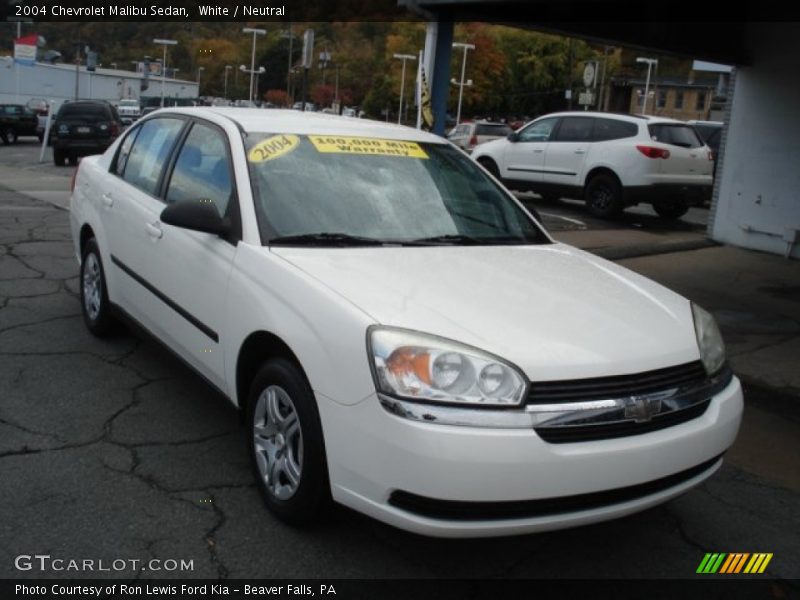 White / Neutral 2004 Chevrolet Malibu Sedan