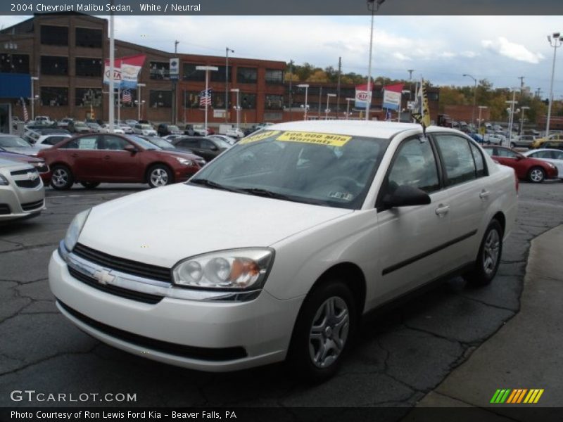 White / Neutral 2004 Chevrolet Malibu Sedan