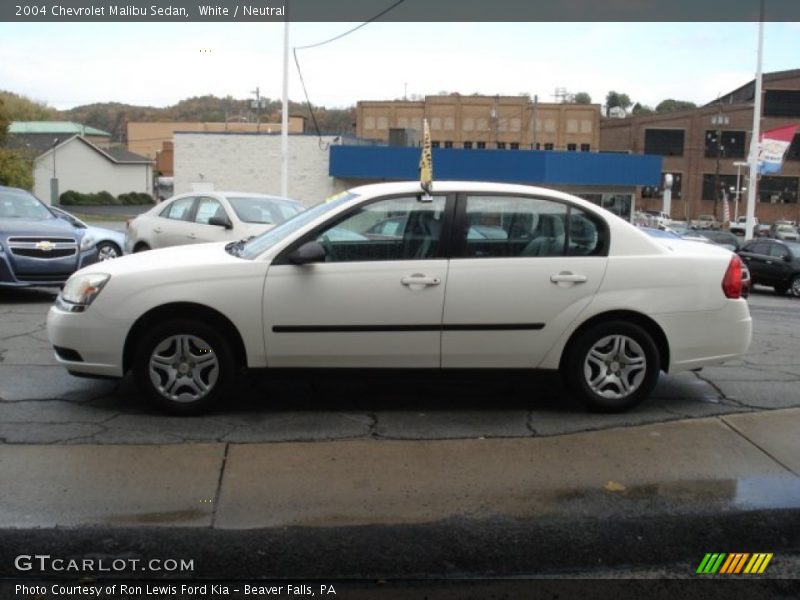 White / Neutral 2004 Chevrolet Malibu Sedan
