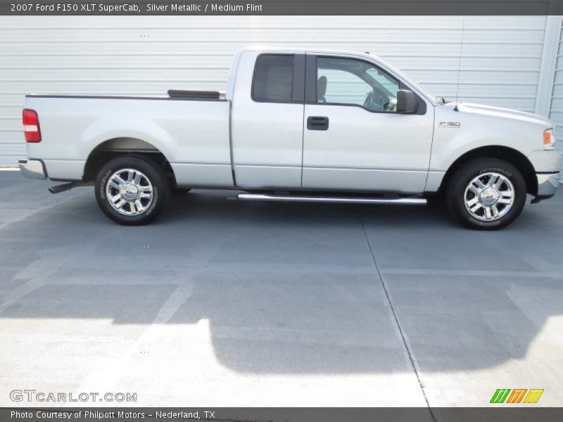 Silver Metallic / Medium Flint 2007 Ford F150 XLT SuperCab