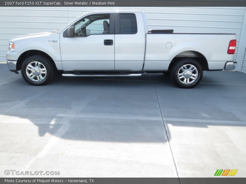 Silver Metallic / Medium Flint 2007 Ford F150 XLT SuperCab