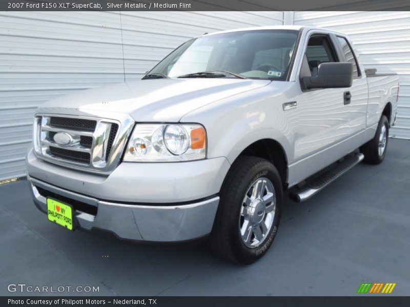 Silver Metallic / Medium Flint 2007 Ford F150 XLT SuperCab