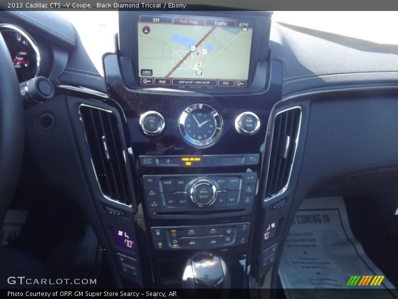 Controls of 2013 CTS -V Coupe