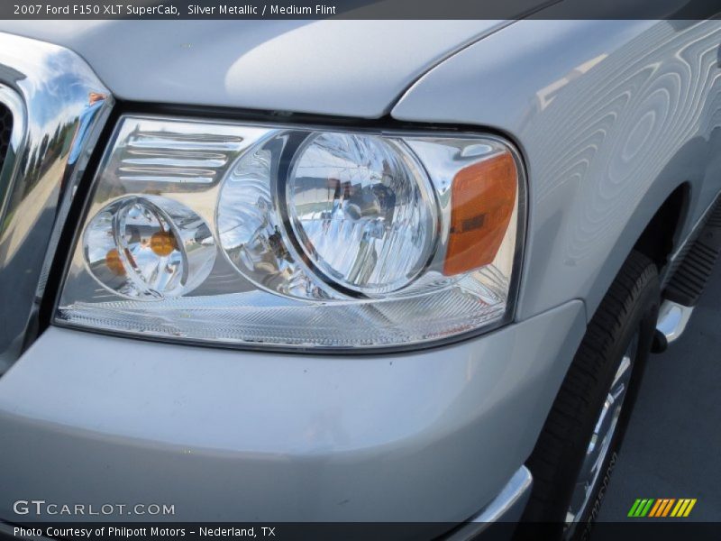 Silver Metallic / Medium Flint 2007 Ford F150 XLT SuperCab