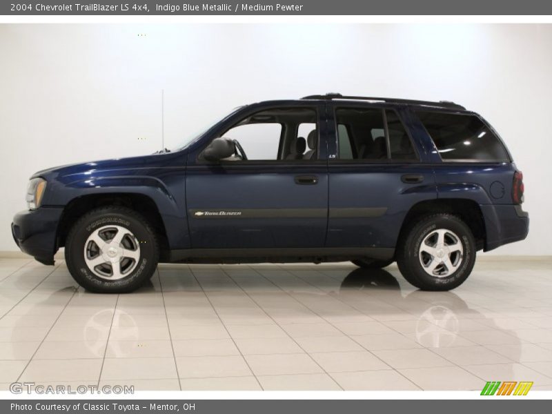 Indigo Blue Metallic / Medium Pewter 2004 Chevrolet TrailBlazer LS 4x4
