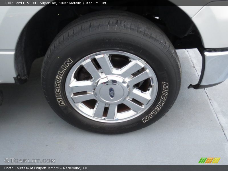 Silver Metallic / Medium Flint 2007 Ford F150 XLT SuperCab