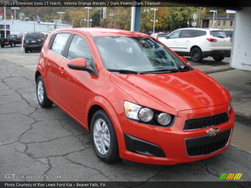 Front 3/4 View of 2013 Sonic LT Hatch
