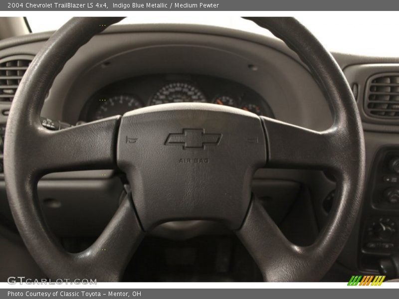 Indigo Blue Metallic / Medium Pewter 2004 Chevrolet TrailBlazer LS 4x4
