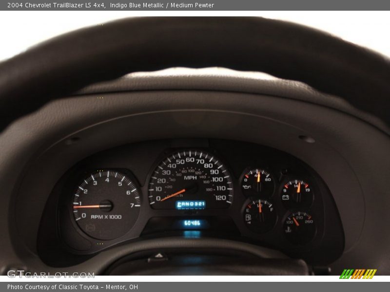 Indigo Blue Metallic / Medium Pewter 2004 Chevrolet TrailBlazer LS 4x4