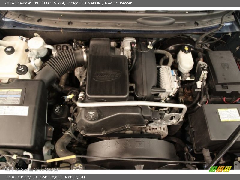 Indigo Blue Metallic / Medium Pewter 2004 Chevrolet TrailBlazer LS 4x4