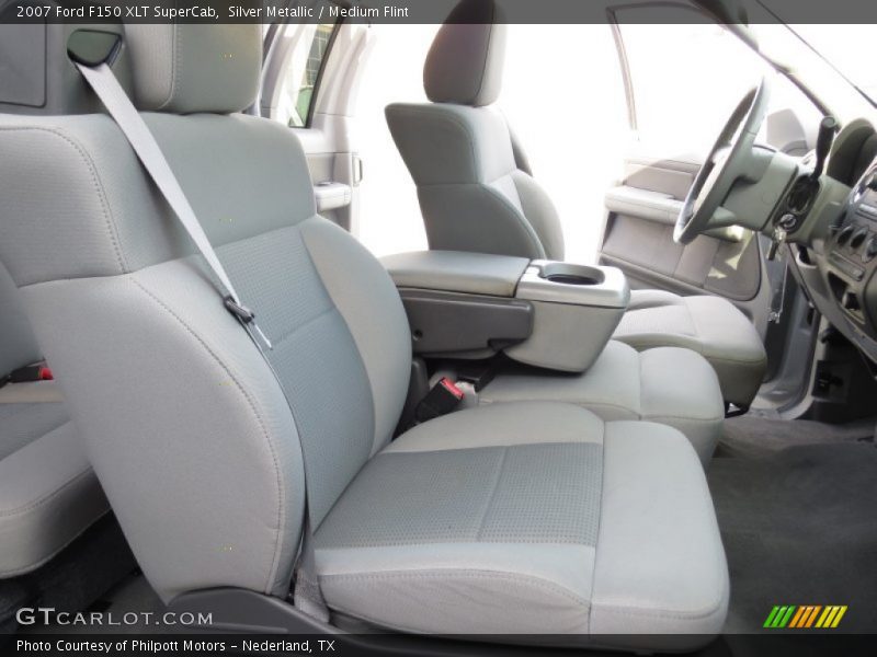 Silver Metallic / Medium Flint 2007 Ford F150 XLT SuperCab