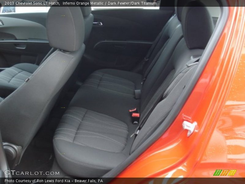 Rear Seat of 2013 Sonic LT Hatch