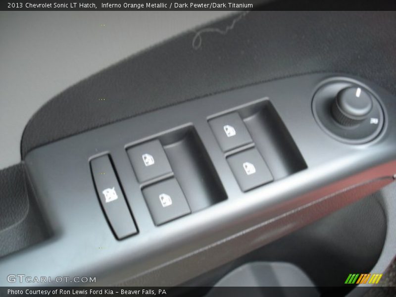 Inferno Orange Metallic / Dark Pewter/Dark Titanium 2013 Chevrolet Sonic LT Hatch