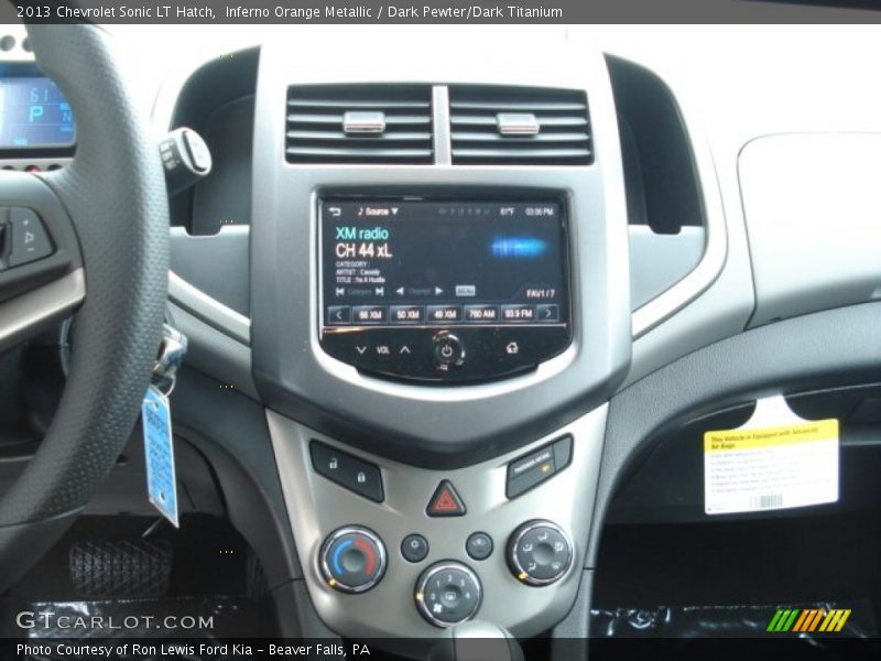 Controls of 2013 Sonic LT Hatch