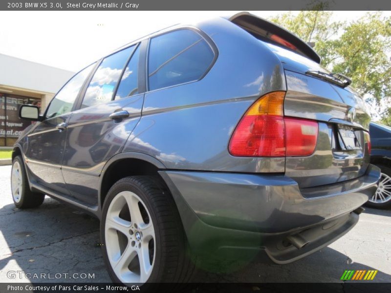 Steel Grey Metallic / Gray 2003 BMW X5 3.0i