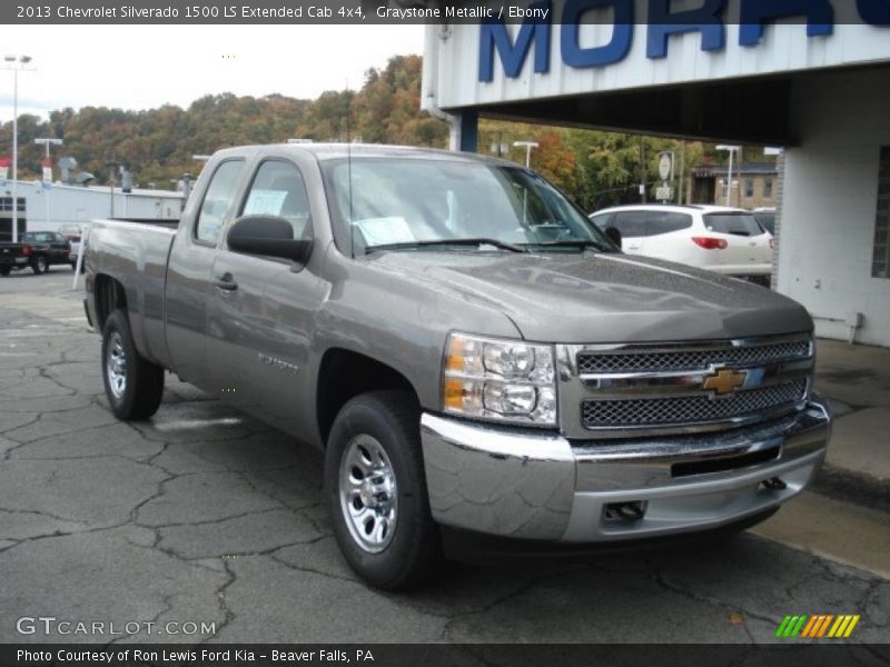 Graystone Metallic / Ebony 2013 Chevrolet Silverado 1500 LS Extended Cab 4x4