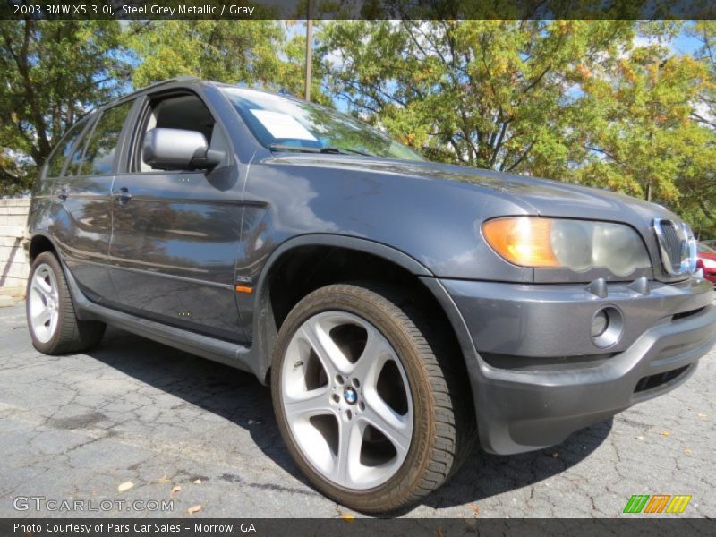 Steel Grey Metallic / Gray 2003 BMW X5 3.0i