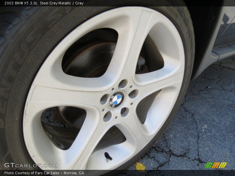 Steel Grey Metallic / Gray 2003 BMW X5 3.0i